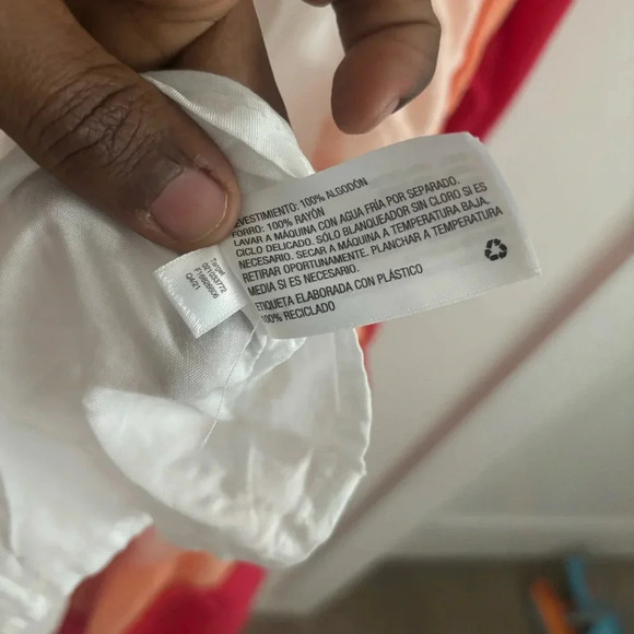 Ava & Viv Dress Sleeveless Colorblock Maxi Flowy Tiered Boho Beach Resort 2X - Picture 8 of 9